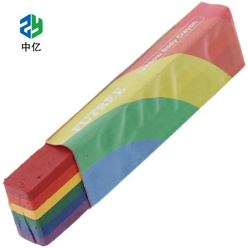 
Rainbow Face Paint Stick Body Tattoo Colored Pigment Pen Fluorescent Crayon Washable Adult Kid Party Favors Makeup Cosmetic Tool 