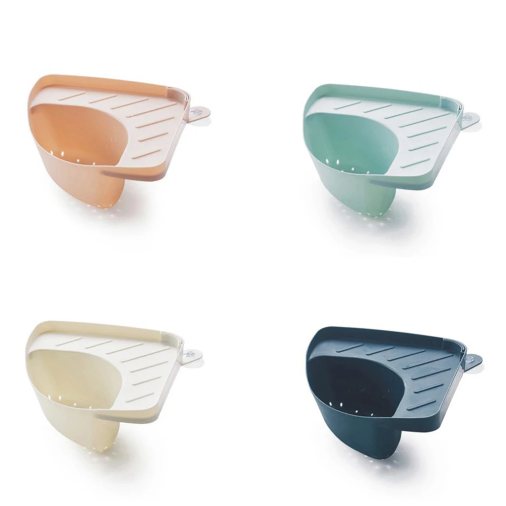 Vegetable and Fruit Drain Basket Triangle Sink Filter Multipurpose Drain Shelf Kitchen sink drain basket