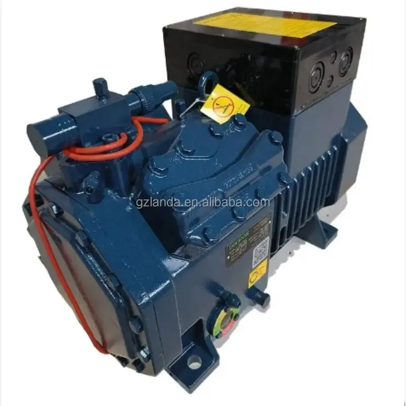 Donpos New Condition 20HP High Efficiency Used In Condensing R404 R22 Refrigeration Semi-Hermetic  Piston Chiller Compressor