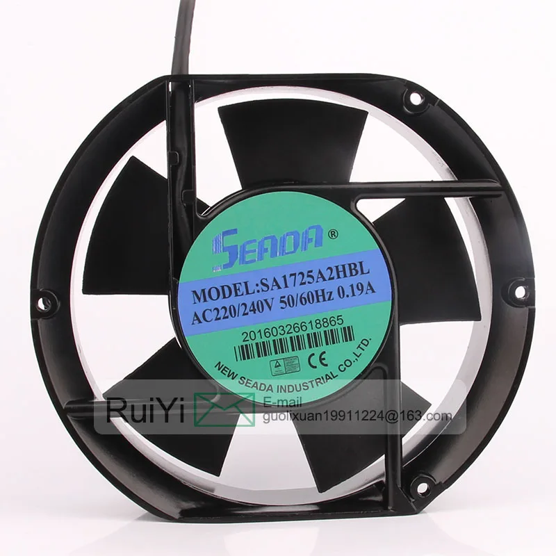 SEADA AC220v 0.19A DC EC емкостный 172X172X51MM 17CM 17251 центробежный вытяжной промышленный вентилятор охлаждения SA1725A2HBT