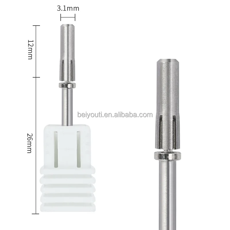 Hot Sell mini nail drill bit small barrel carbide Bagged Sand Ring manicure sand ring Polishing and nail removal tools