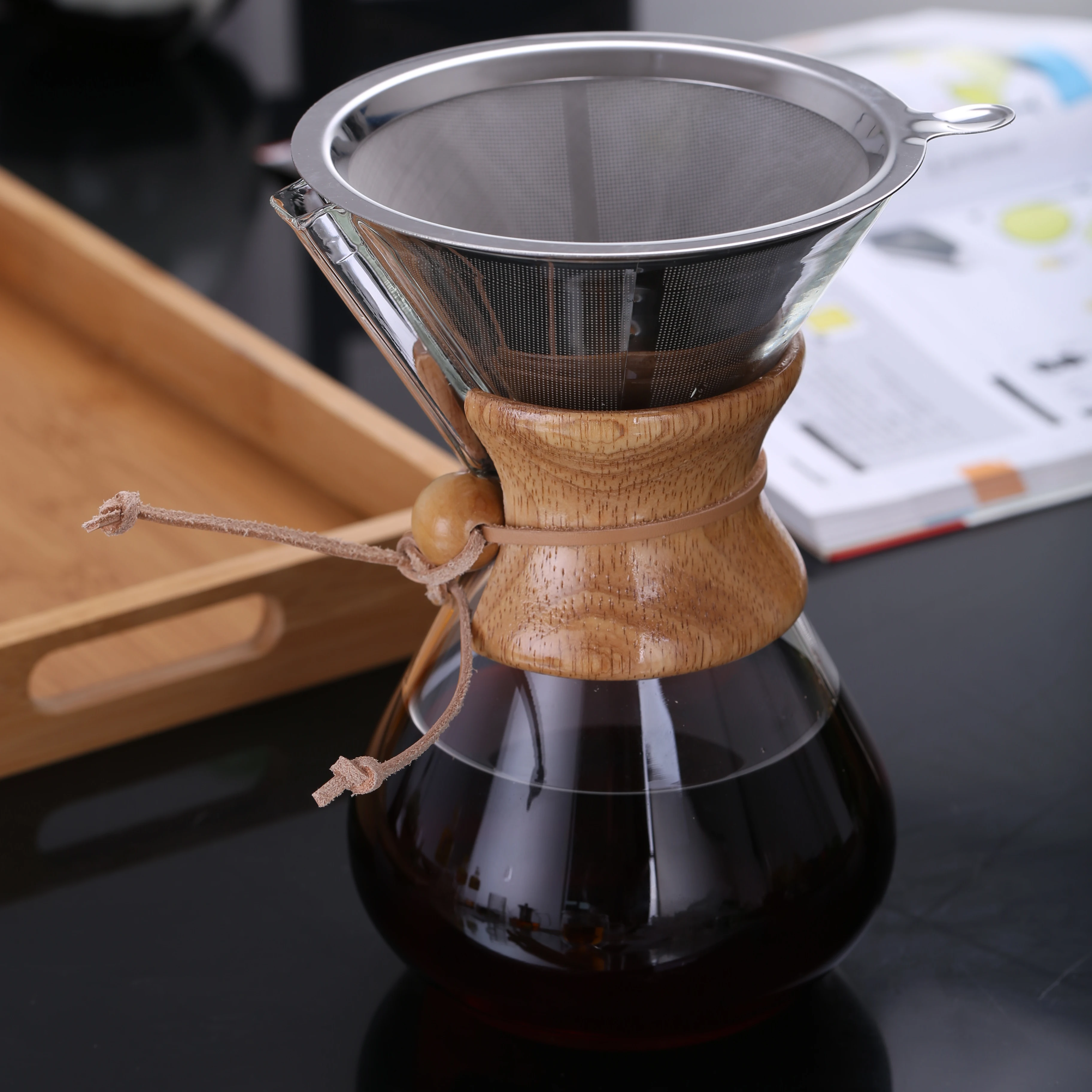 
manual drip coffee brewing dripper filter personalized coffee maker turkish coffee pot 