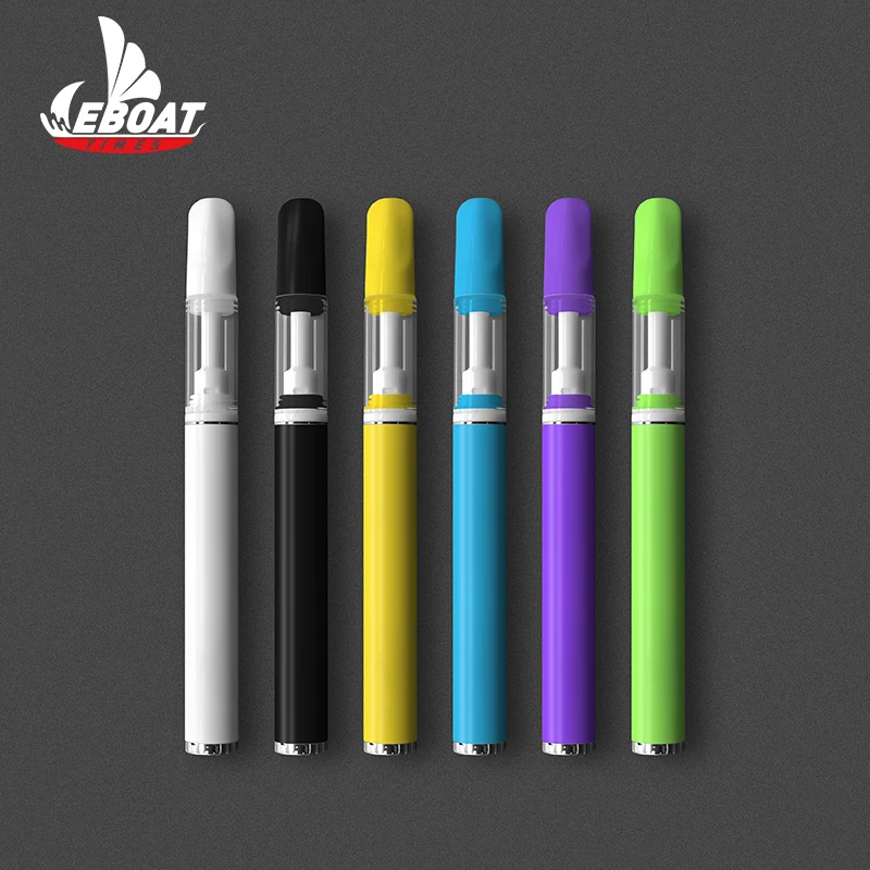 
2020 hot selling empty CBD electronic cigarette vape pen with 530mah Rechargeable Built-in Battery 