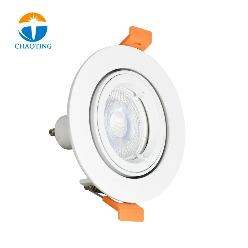 Commercial Indoor IP20 Housing Downlight MR16 Halogen Ceiling Lighting Adjustable Recessed Downlight Fixtures GU10