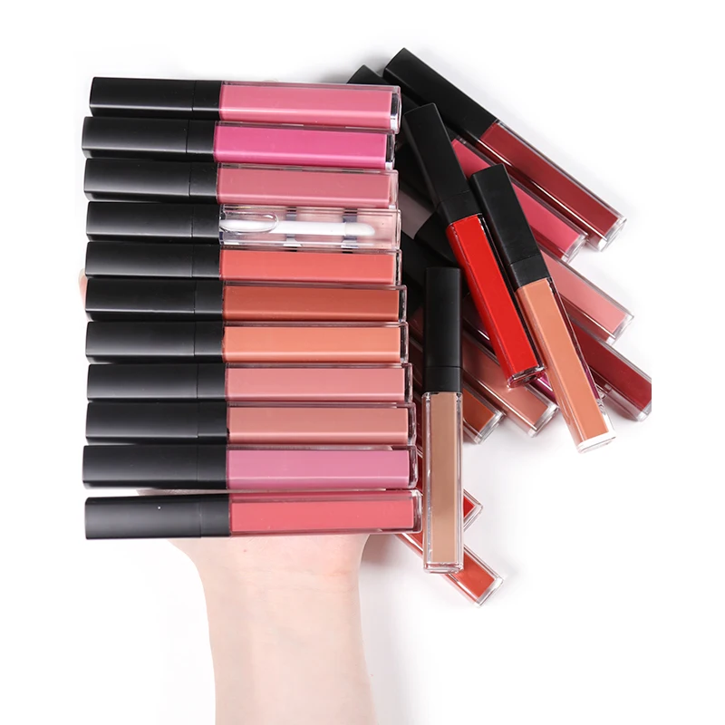 Wholesale Manufacturers Private Label Vegan Velvet Matte Lipgloss Long Lasting Water Proof Nude Matte Lipstick