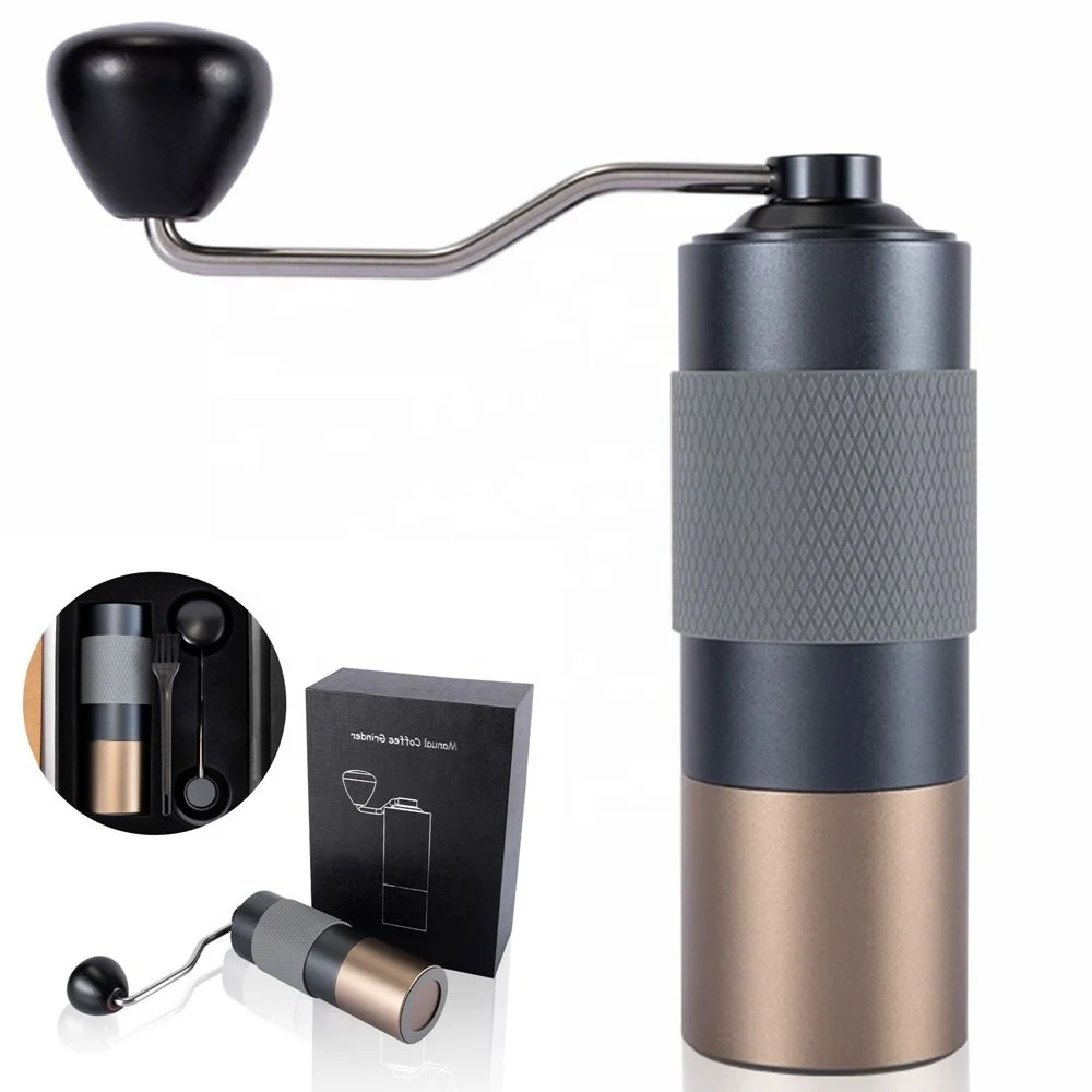 Manual Coffee Grinder With 420 Stainless Steel Burr Coffee Mill Grinder ODM OEM Adjustable Manual Coffee Grinder China Gift Set