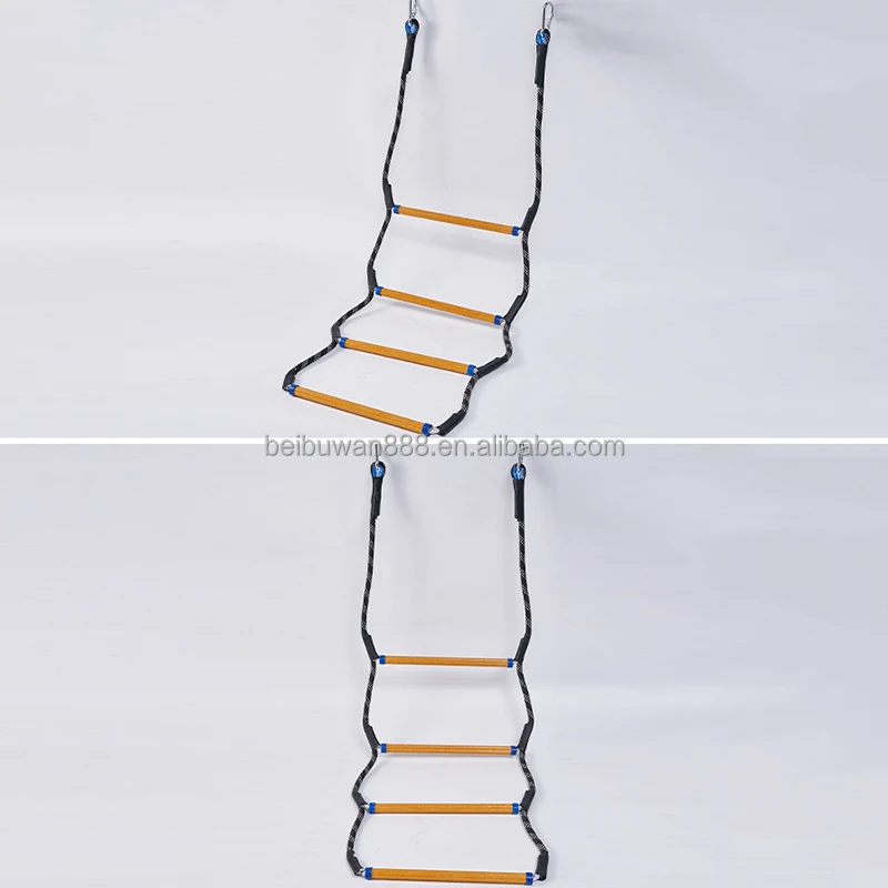 Emergency Fire Escape Ladder Safety Rope Ladder Marine Boat Climbing Rope