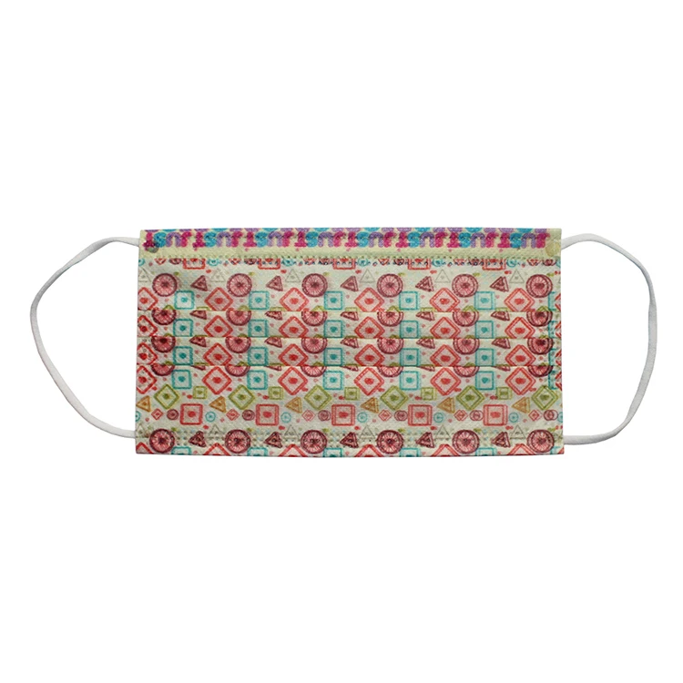 
 Дизайн с модным принтом 3 слойные хирургические маски для лица модный одноразовая маска для лица на заказ, принт с животными, ващ логотип печать маска для лица  