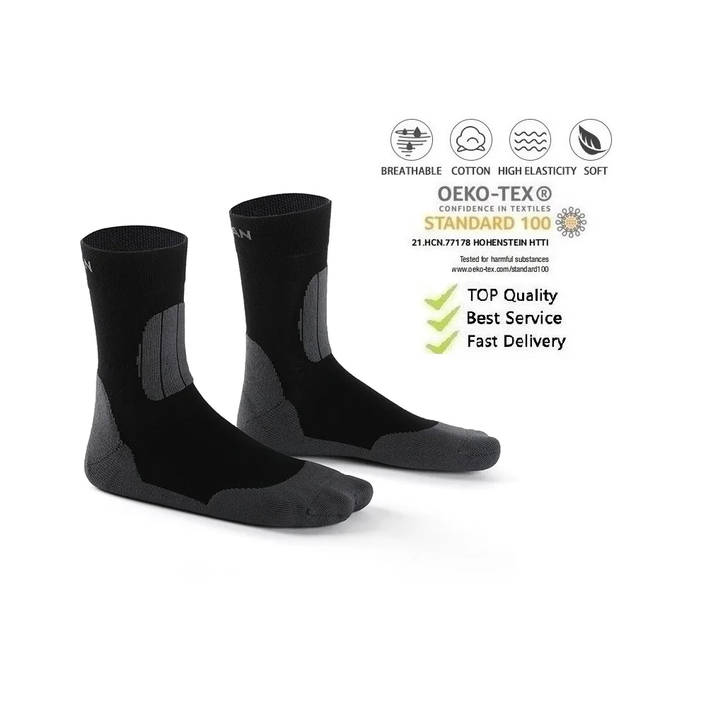 Готово к отправке из дышащего материала Вязание противоскользящие Спорт на открытом воздухе; Комплект носков из махровой ткани на заказ хлопчатобумажные спортивные носки для мужчин