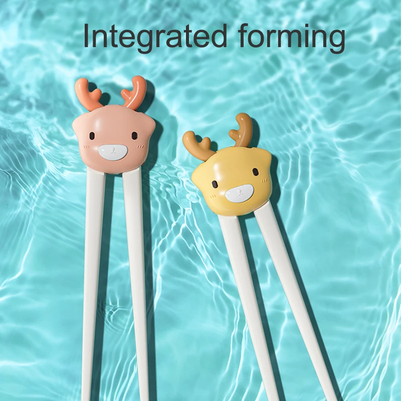 MISUTA Baby Cartoon Learning Reusable Training Helper Chopsticks Home Baby Products Kid Chopsticks  learning training chopsticks