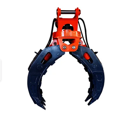 DEHN08 Forestry Grapple Hydraulic Wood Grapple For Excavator Hot Sale wood grabber hydraulic rotator for grapple for sale