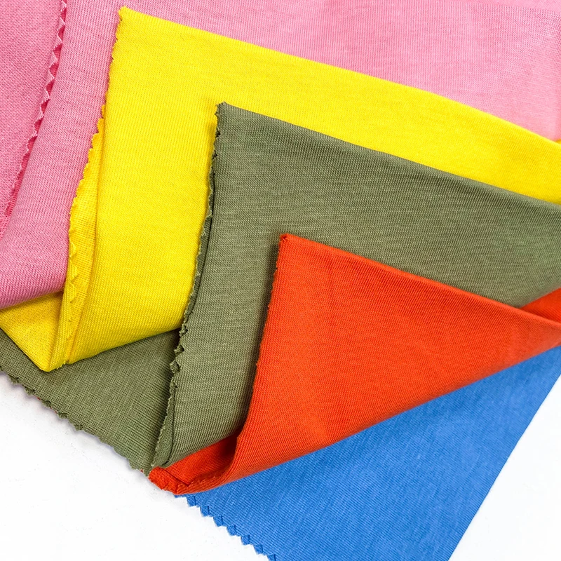 Custom 160Gsm 100% Cotton Manufacture Raw Material 100 Percent Interlock Combed Yarn Pima Cotton Fabric