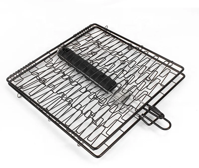 Барбекю, барбекю, портативный металлический набор инструментов для приготовления пищи, антипригарная корзина для гриля, корзина для рыбного гриля