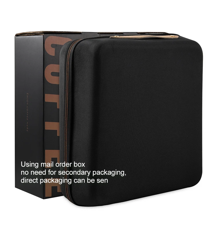 Stocked portable camping coffee grinder maker filter pot drip pour over kit coffee tea sets with premium travel gift bag box