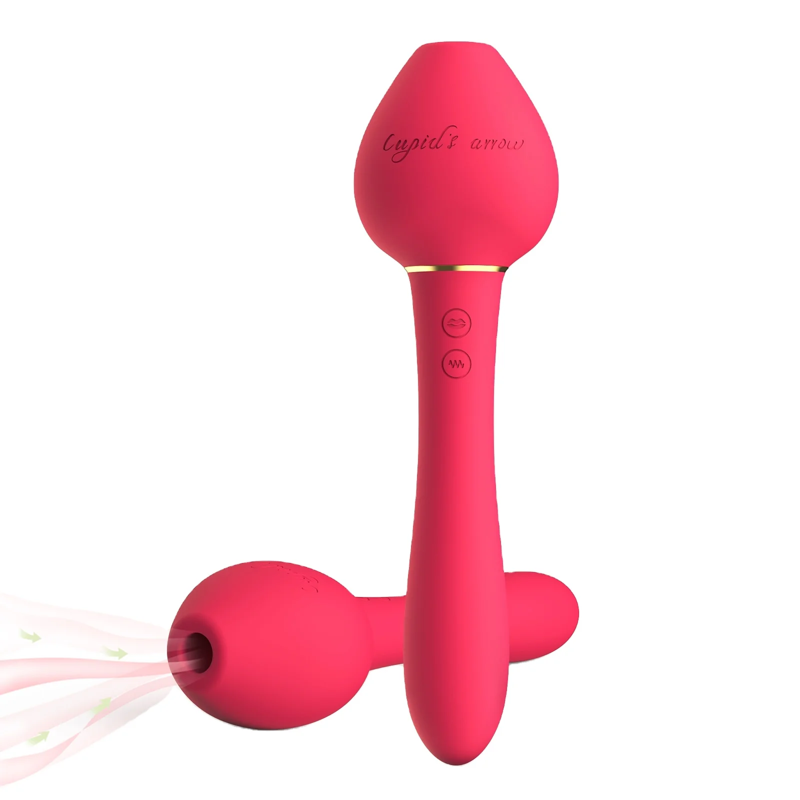 Adult Silicone Sex Toys Women Vagina Vibrator Handheld Massager Wand Rose Vibrator Sex Toy for Women Masturbator
