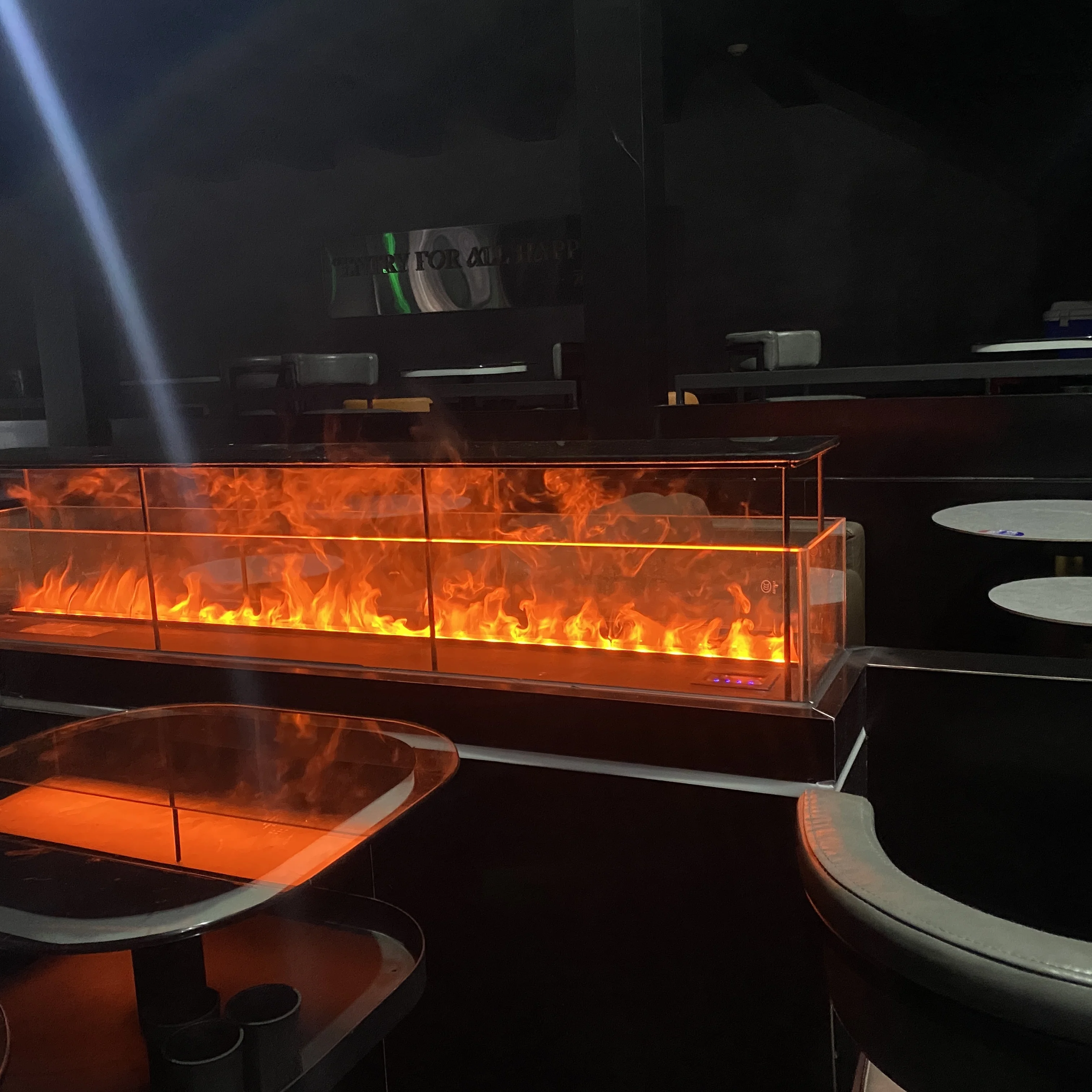 Home 3D atomization fireplace decoration embedded fireplace simulation flame internet celebrity TV cabinet humidifier