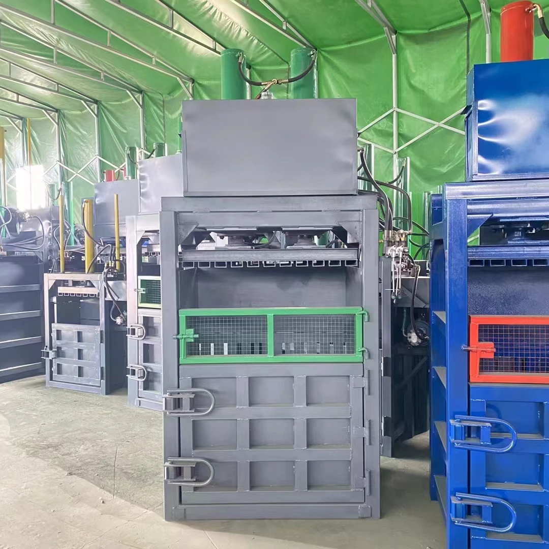 Wool bale press machine/hay bales machine/scrap baling machine