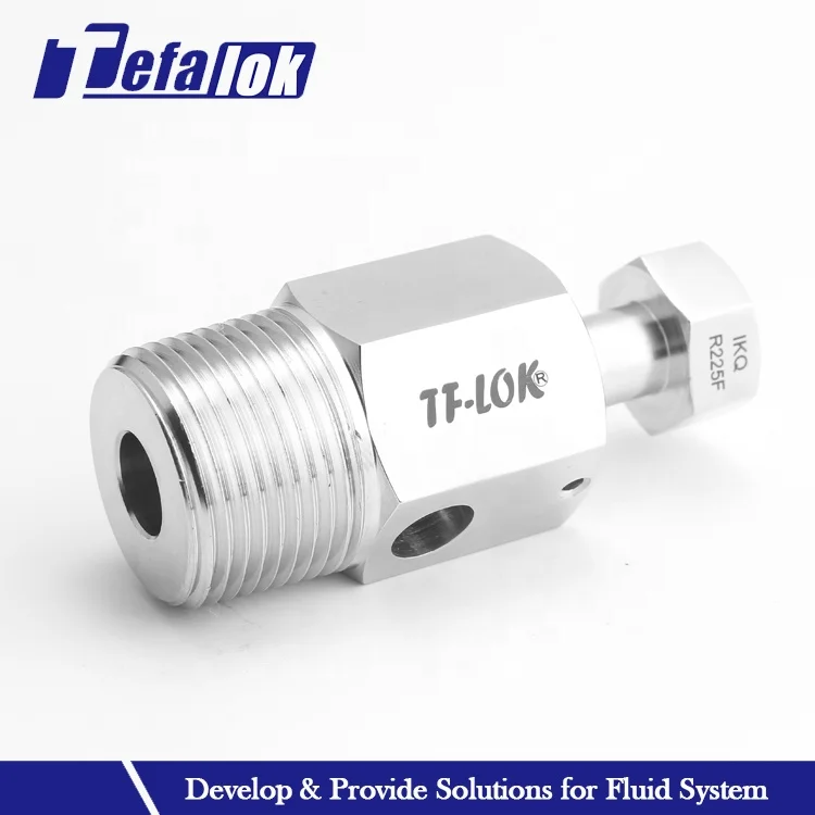 Swagelok type air drain valve