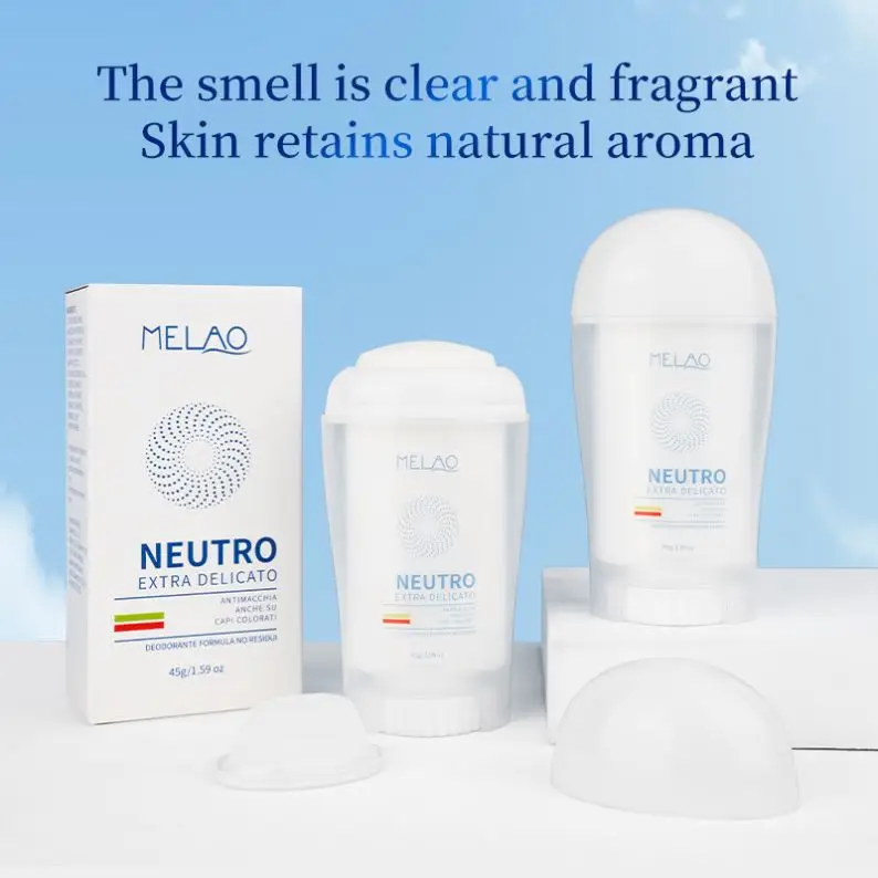 OEM/ODM MELAO Antiperspirant Deodorant Stick For Women 24 Hour Protection Comfortable Underarms Natural Deodorant Stick