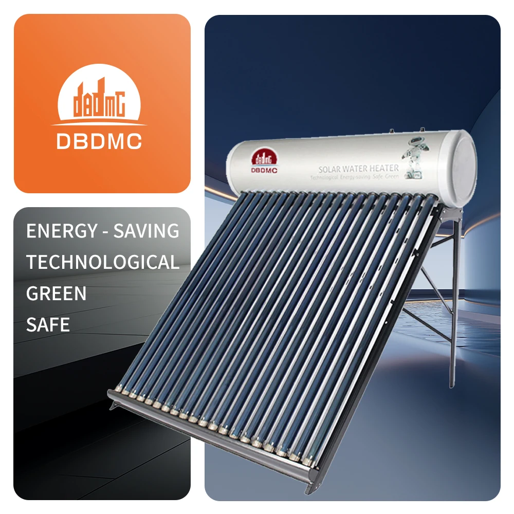 Residential Area Solar Water Heater System Pre-heated Solar Water Heater rooftop solar water heater