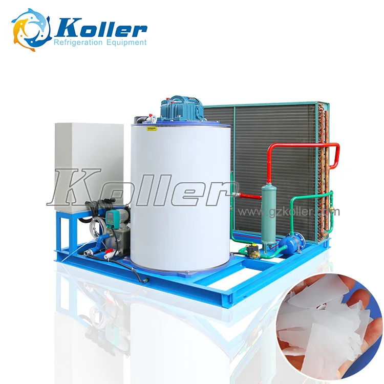 3 Tons Per Day Portable Ice Plant High Quality Flake Ice Maker Machine Koller