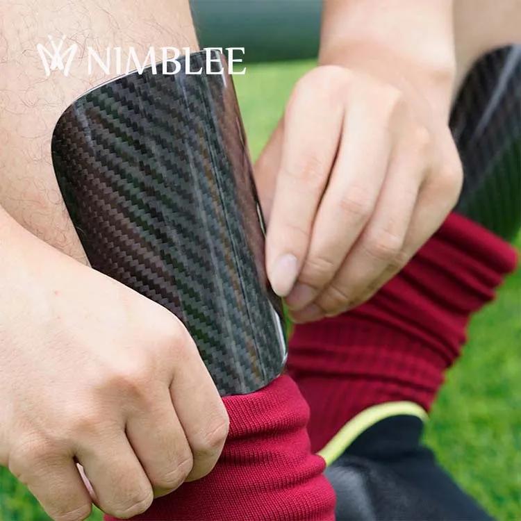 Wholesale custom Design shin pads Professional Safety Wear Carbon Fiber football shin guard