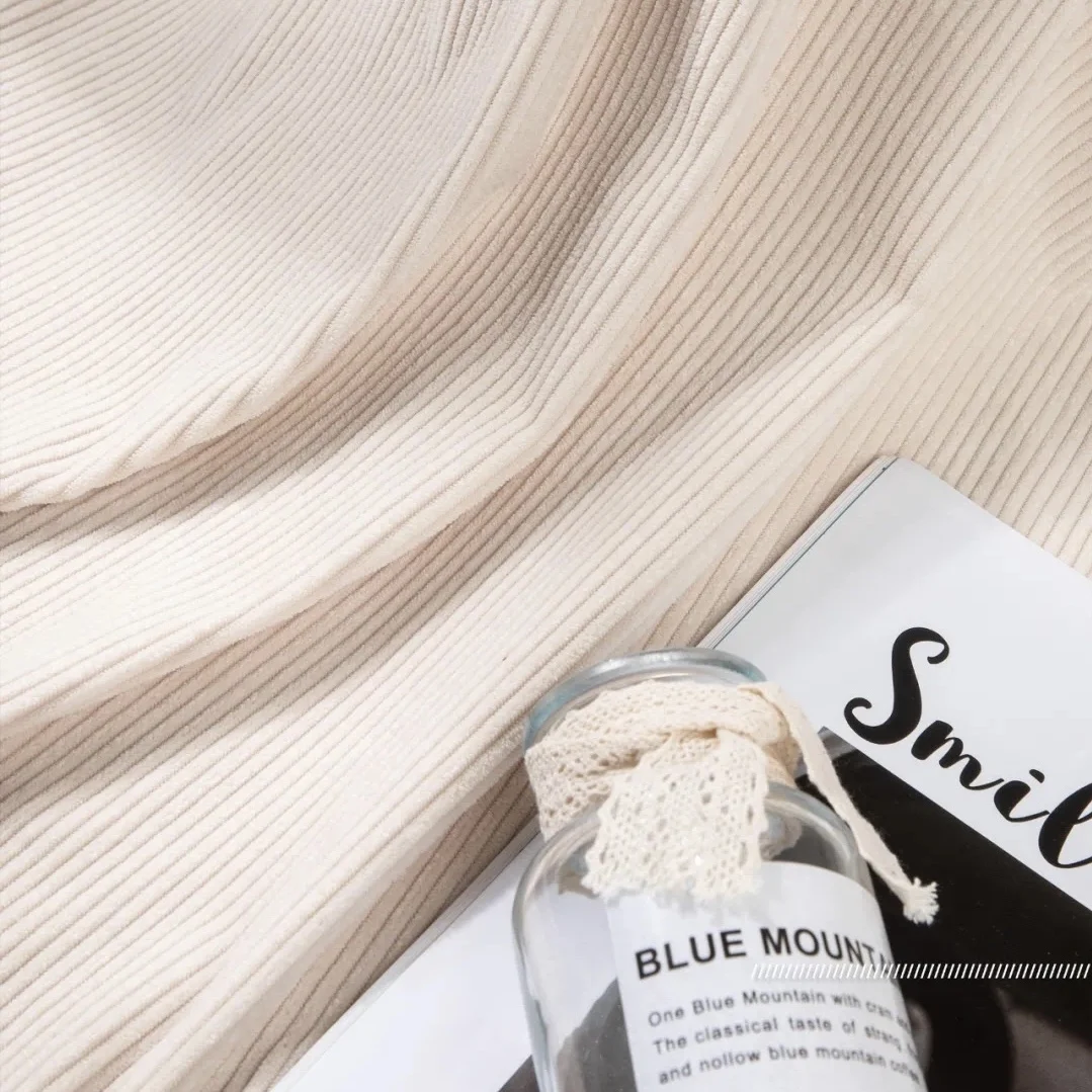 Stretch Corduroy Fabric for Clothes Professional 100% Cotton Flocked Material Waterproof Suits Fabrics Upholstery Fabric Woven