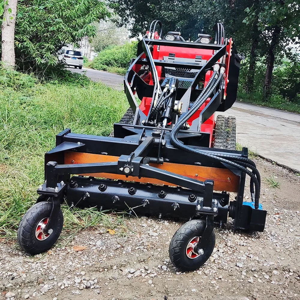 Mini Skid Steer  Attachment Soil Conditioner High Flow Fittings for Agriculture