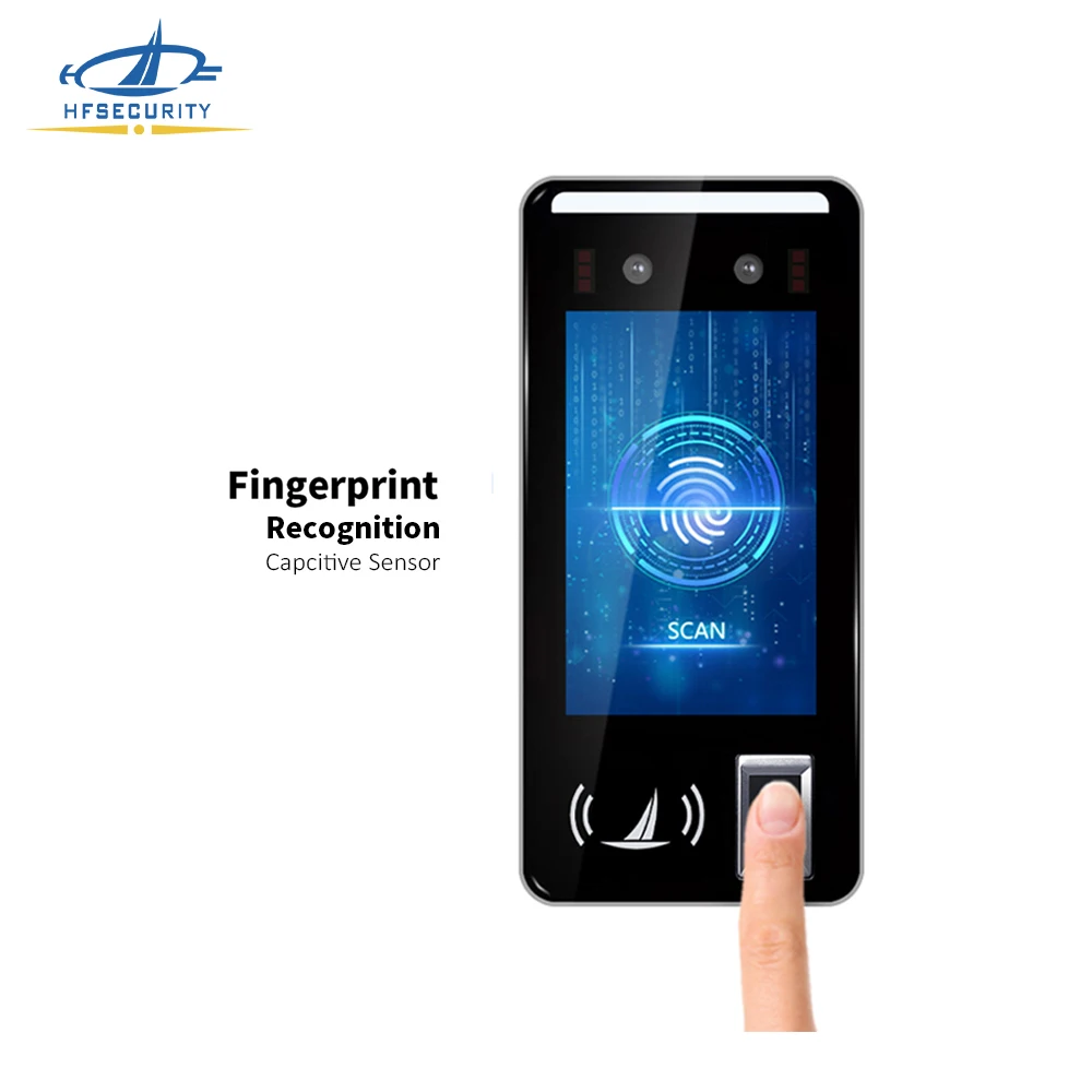 FR05 HFSecurity Web Software WIFI Time and Attendance Face Reognition Camera