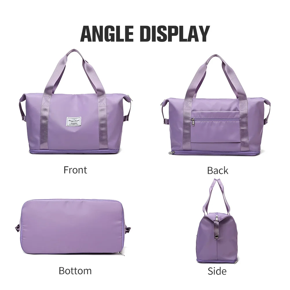 Небольшой минимальный заказ от производителя, вместительные водонепроницаемые спортивные сумки, Складная расширяемая дорожная сумка для мужчин и женщин