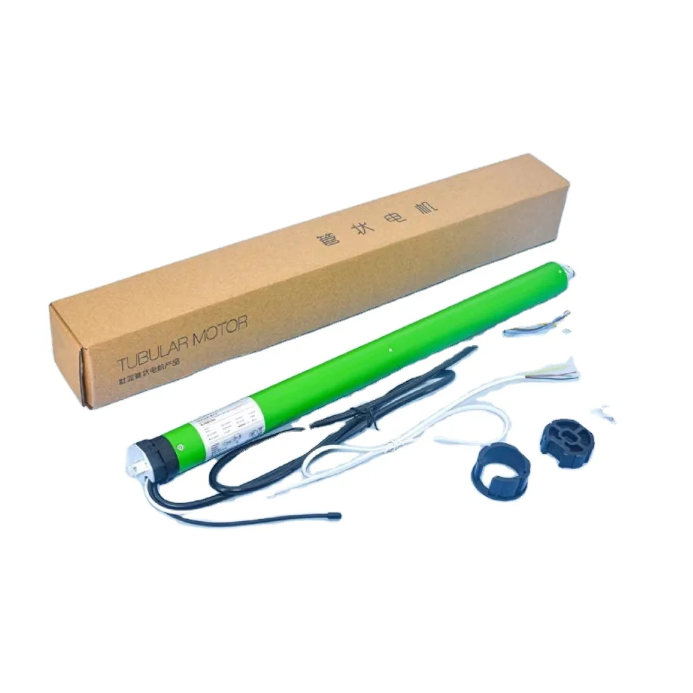 AC 230V 50Hz RS485 and wireless 433.92MHz electronic limit tubular motor for roller blinds roller shutter roman blinds