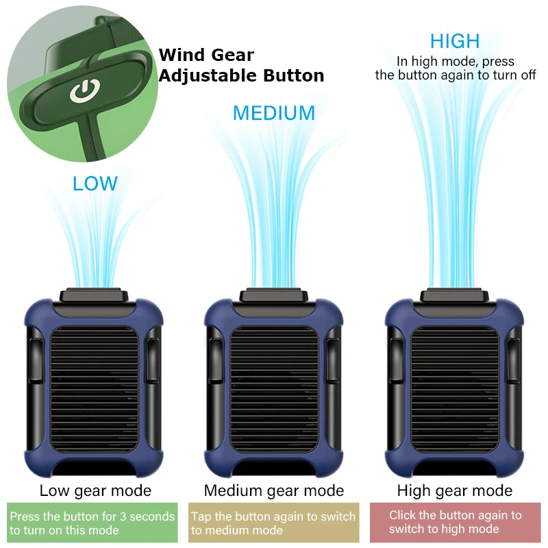 2023 портативный маленький 4000 мАч Usb мини шнурок подвесной шейный охлаждающий вентилятор с внешним аккумулятором