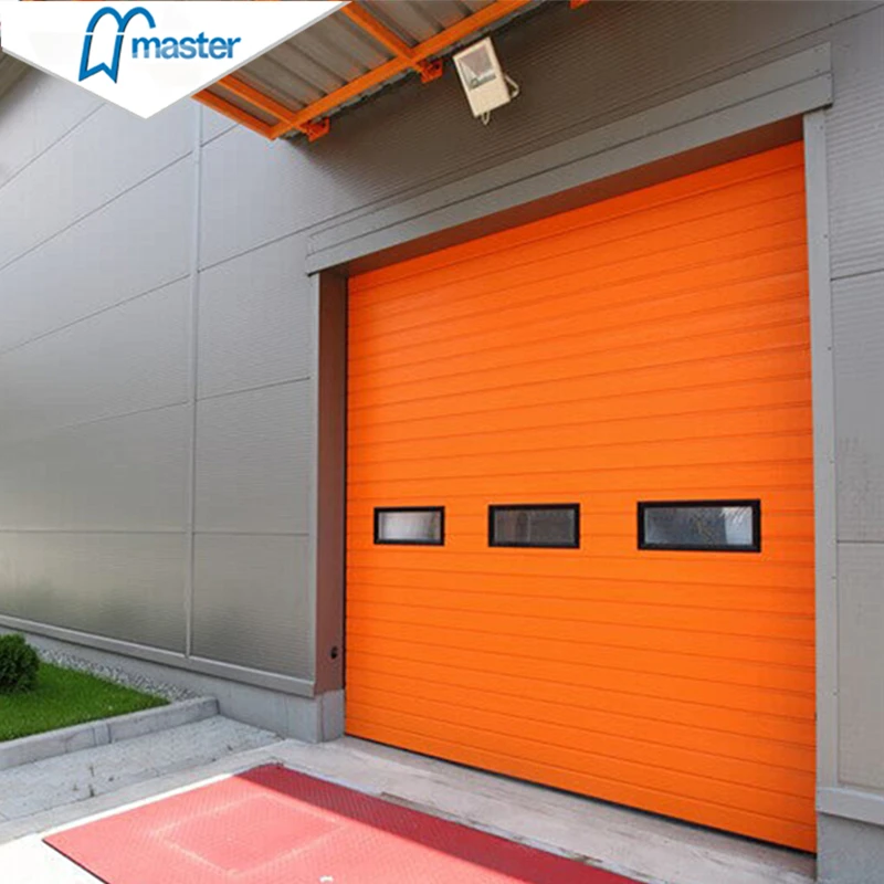 
Safety Motorized Color Steel sectional Industrial Garage Door 