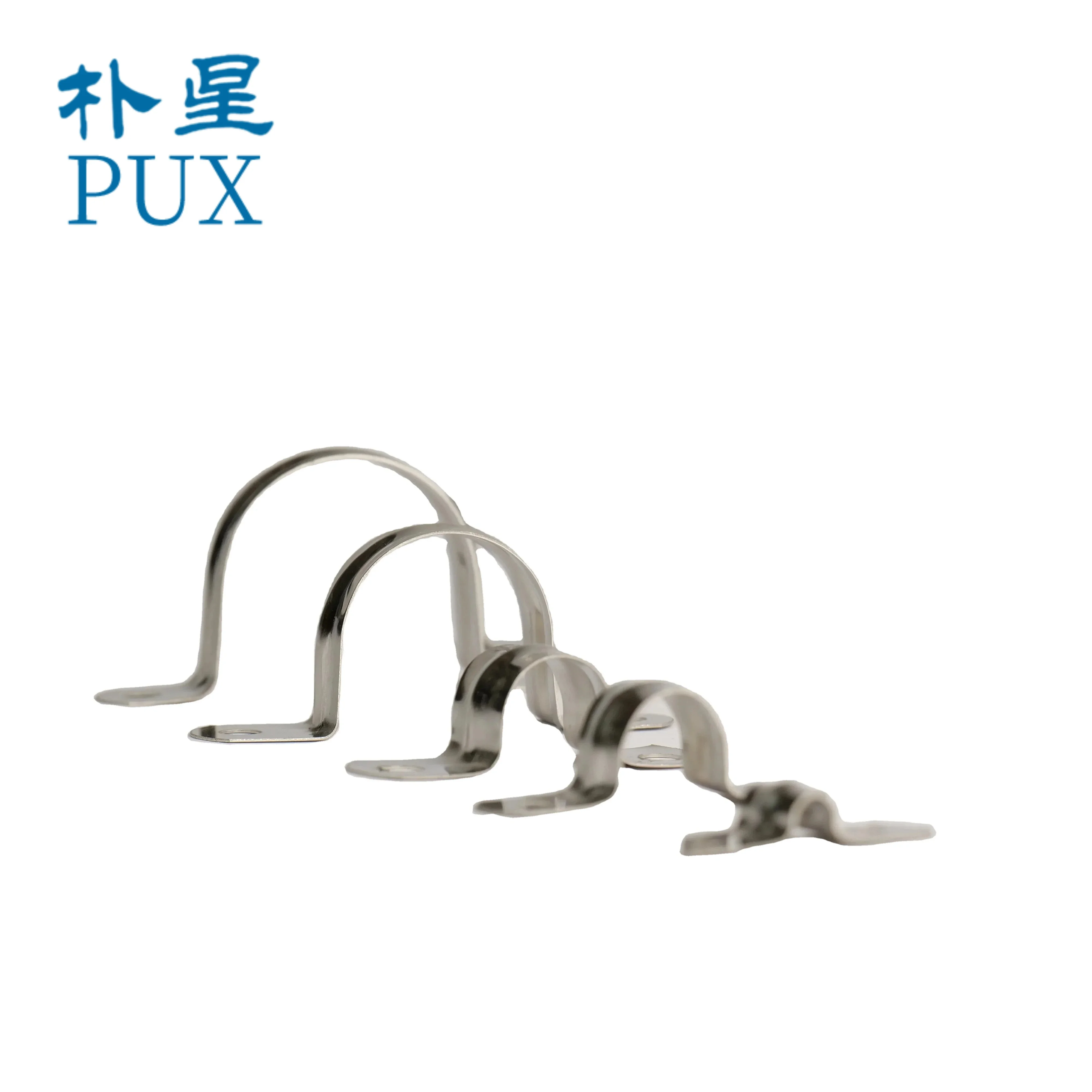 Quick Locking Pipe Clamps Spring Clip 10 Inch Clamp U Shape Metal Steel for Drainage Fixed Support Carbon Square Pipes Standard