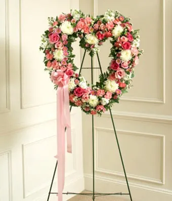 Customizable metal wire easel funeral flower wreath easel stand metal wreath frame balloon stand holder