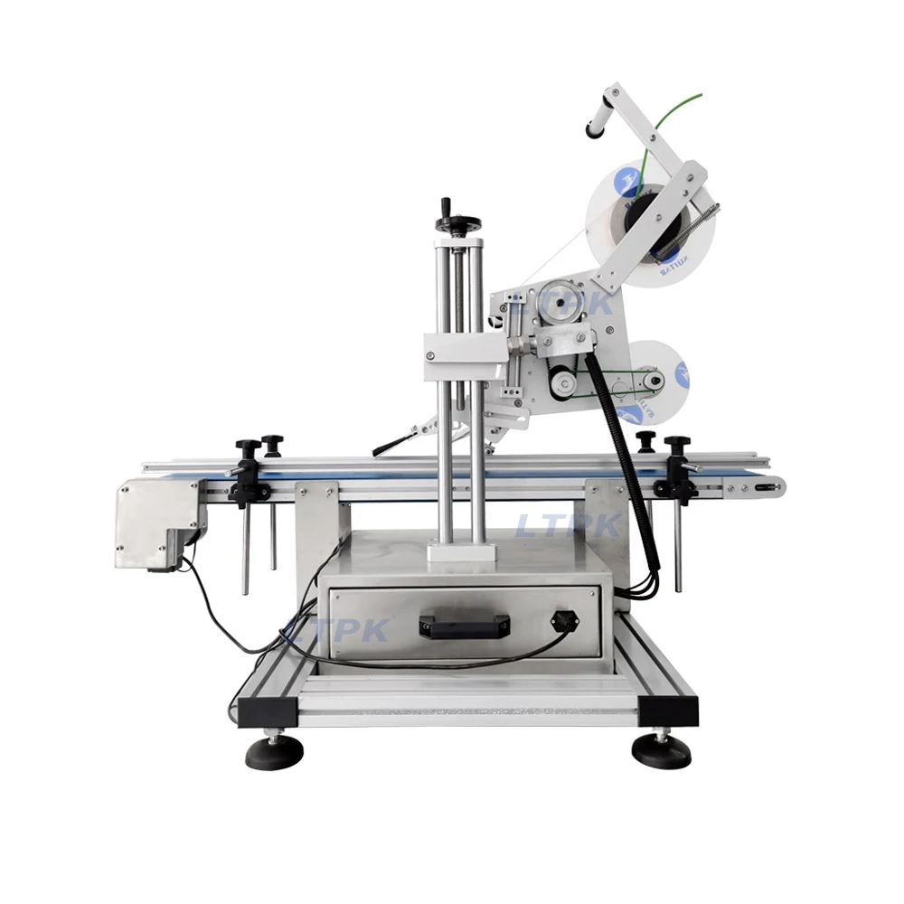 LT-160 Desktop Automatic Flat Labeling Machine Labeler Plane Label Applicator For Boxes Card