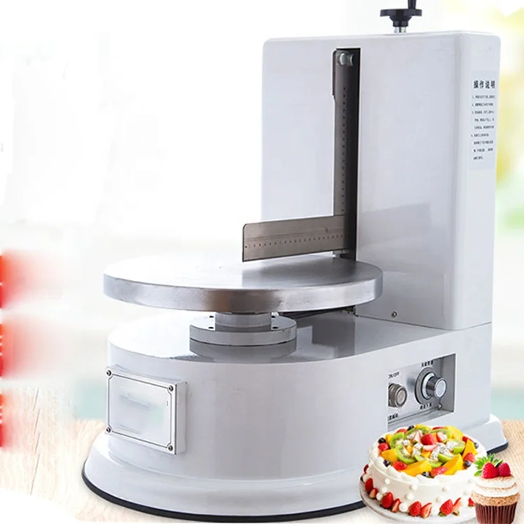 Commercial birthday cake decorating machine cake polishing machine cream plastering machine
