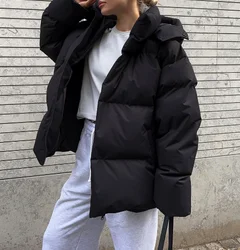 Wholesale Baggy Thickening Warm Puffer Coat Winter Women Down Jackets 2023