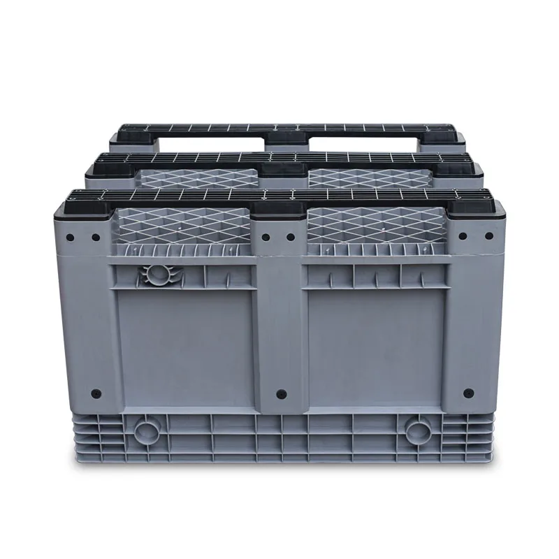 2023 Factory wholesale 1200 x1000mm lowes plastic pallet box/ pallet bin/fruit crate for sale