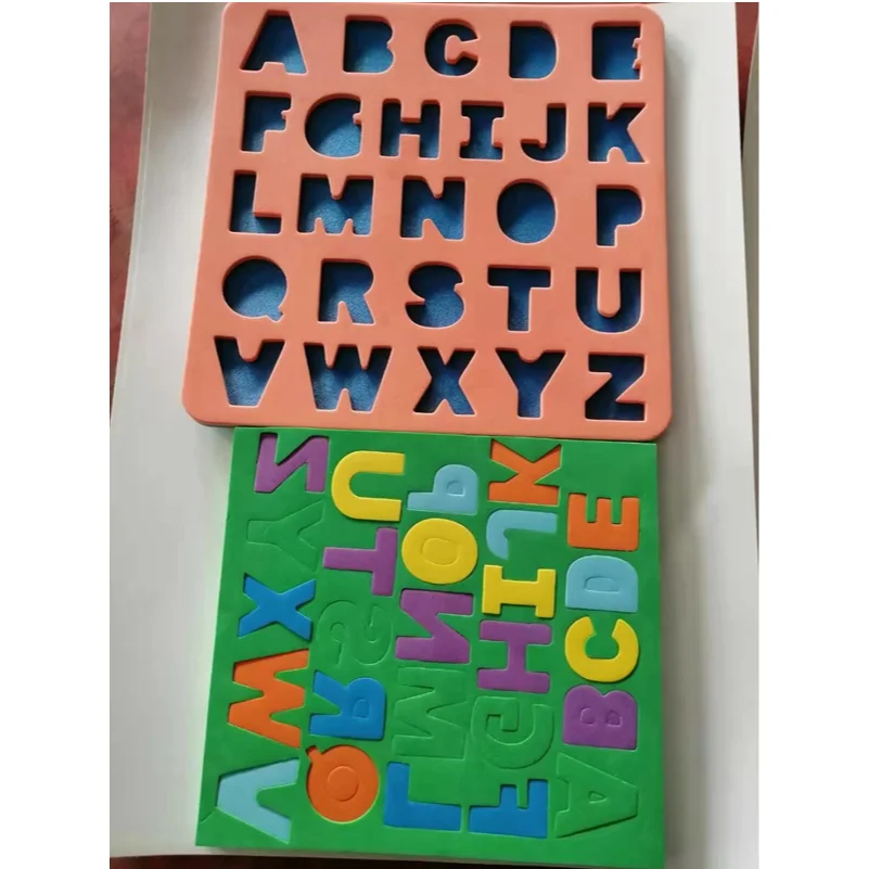 Online Wholesale EVA number letter toy word shape EVA educational toy Digital learning DIY educational toys