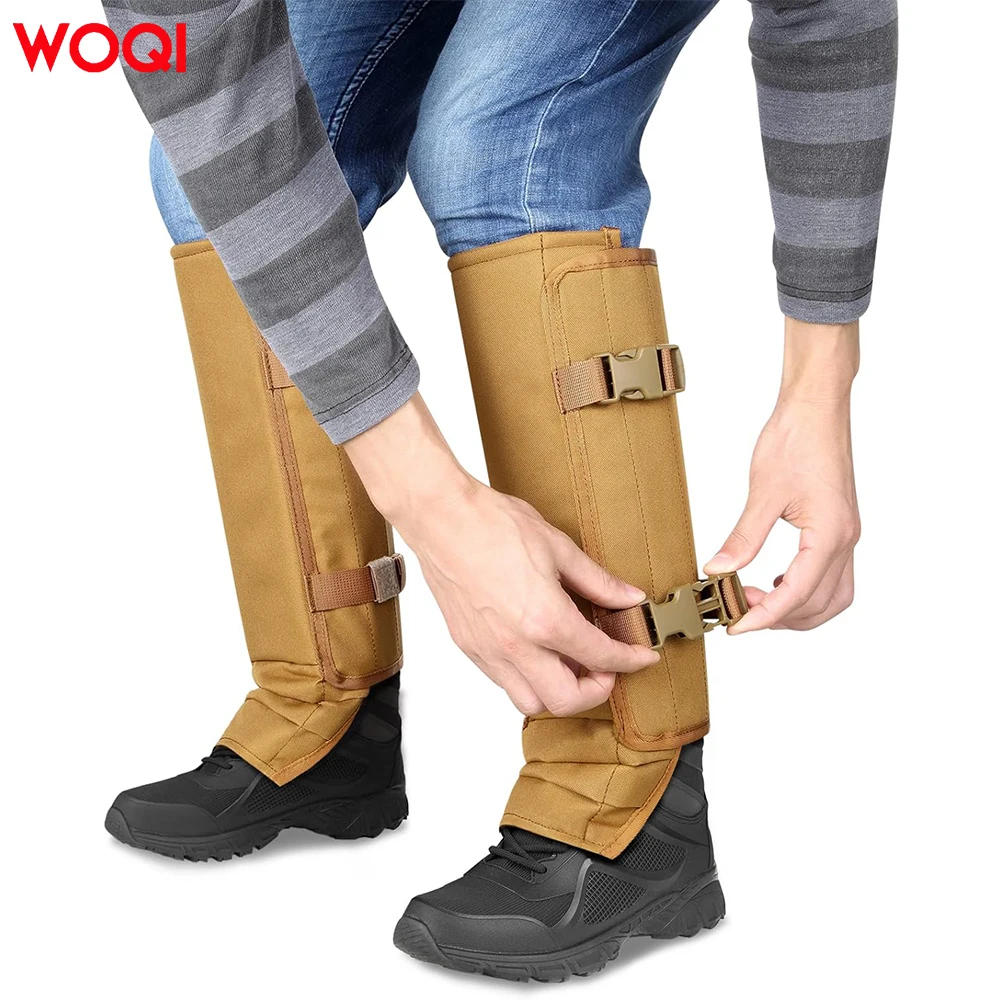WOQI Bite Protection Snake Proof Gaiter Leg Guards Tear Puncture Resistance Climbing Running Travel-for Hiking Camping Hunting