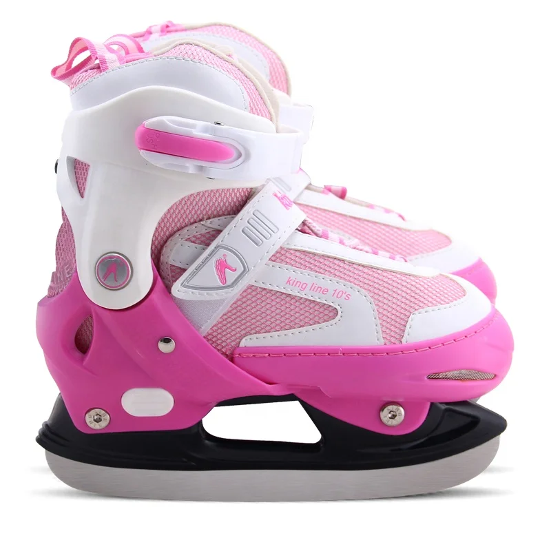 На заказ/оптовая продажа в наличии, зимние роликовые коньки с удобной теплой подкладкой, регулируемые коньки для хоккея с шайбой для детей
