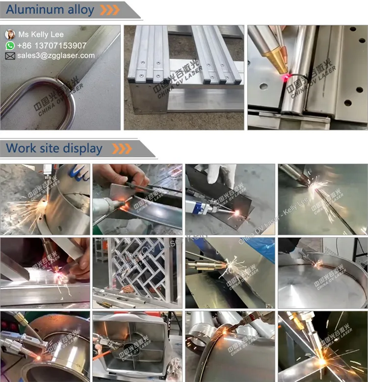 High Precision 2000W Metal Laser Welder Handheld Fiber Laser Welding Machine for Metal Steel Alloy Aluminum Cylinder