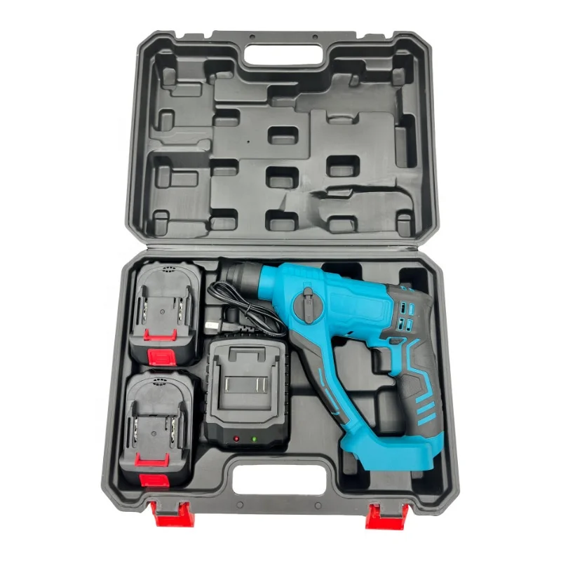 High Power Lithium Battery Electric Hammer Drill Portable Cordless Brushless Motor Power Hammer Drill