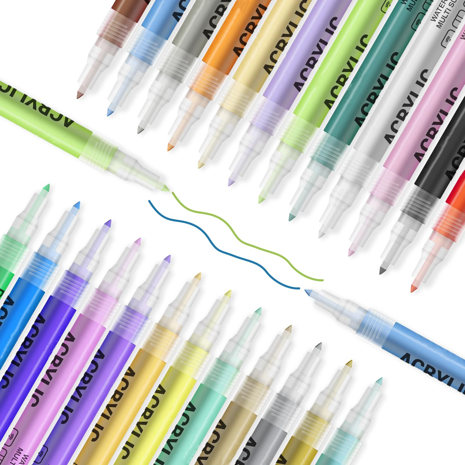 Fabric Marker Pen Permanent Textile Drawing Pens Custom Logo Fabric Marker