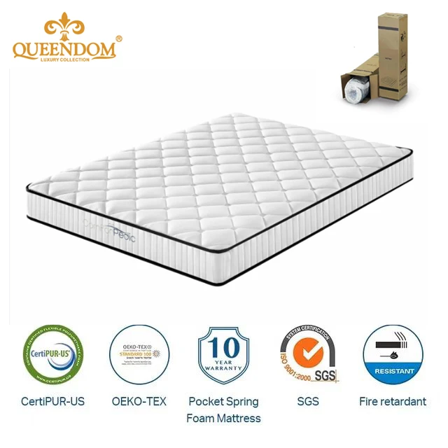 King Queen Size Medium Comforpedic Bonnell Spring Mattress in a box