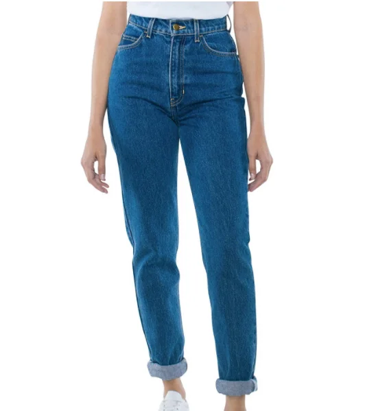 
HT Stretch Skinny Denim Pants Spring Autumn Blue Elastic Slim jeans women 