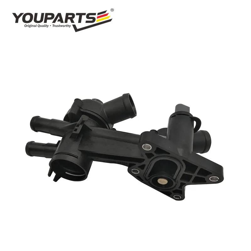 Car Engine Cooling System Coolant Thermostat Engine Thermostat 03C121111H 03C121111K Coolant Thermostat For VW Audi Skoda