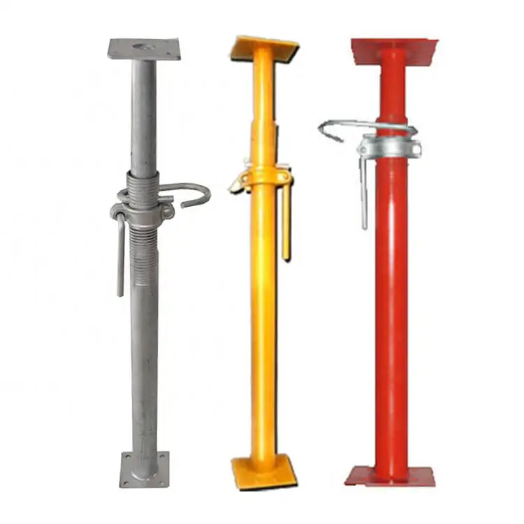 Adjustable Prop Jack Galvanized Prop Shoring Heavy Duty Shuttering Scaffolding Props For Concrete Slab Support
