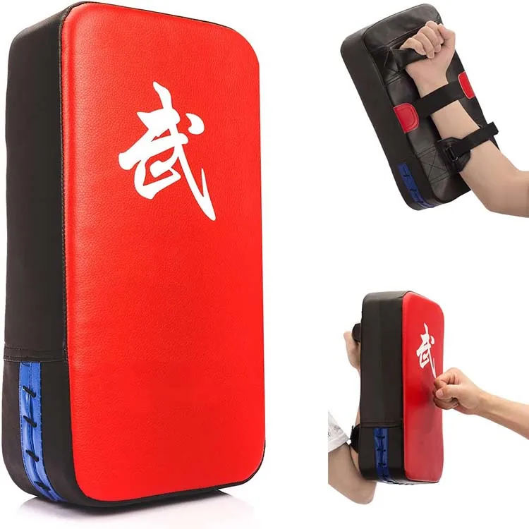 Boxing Fight Training Thai Kick Pads Martial Art Made Curved Muay Thai Karate Kicking Pads